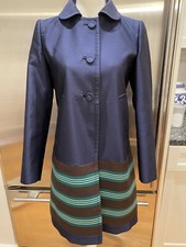 Prada Wool Silk Car Coat/Coat Dress / Evening Coat Spring 2010 Sz 42IT 6US EUC