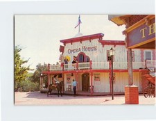 Postcard Opera House in Pioneer Town at 7A Ranch Resort Wimberley Texas USA