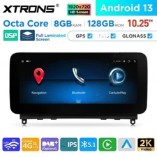 XTRONS Android 13 Car Stereo Octa Core 128G 1920*720 GPS for Mercedes-Benz C-W204