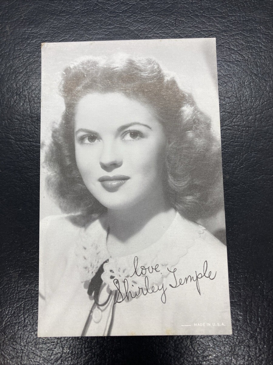 Shirley Temple - 専用出品 Actress Shirley Temple Arcade Card 5.25”x3.25” | eBay