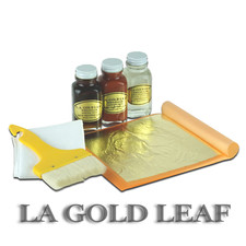 L.A. Gold Leaf: 2 oz. Imitation Gold, Silver, and Genuine Copper Gilding Kit