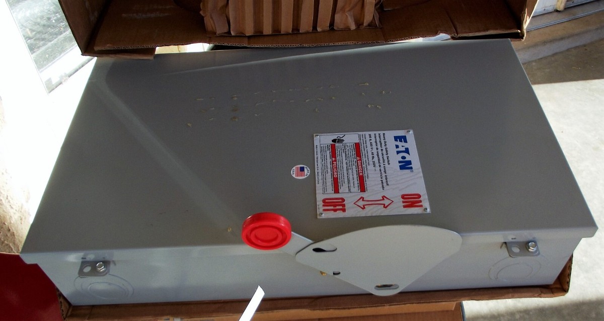 EATON HEAVY DUTY SAFETY SWITCH DH364UGK, 200A 600V | eBay