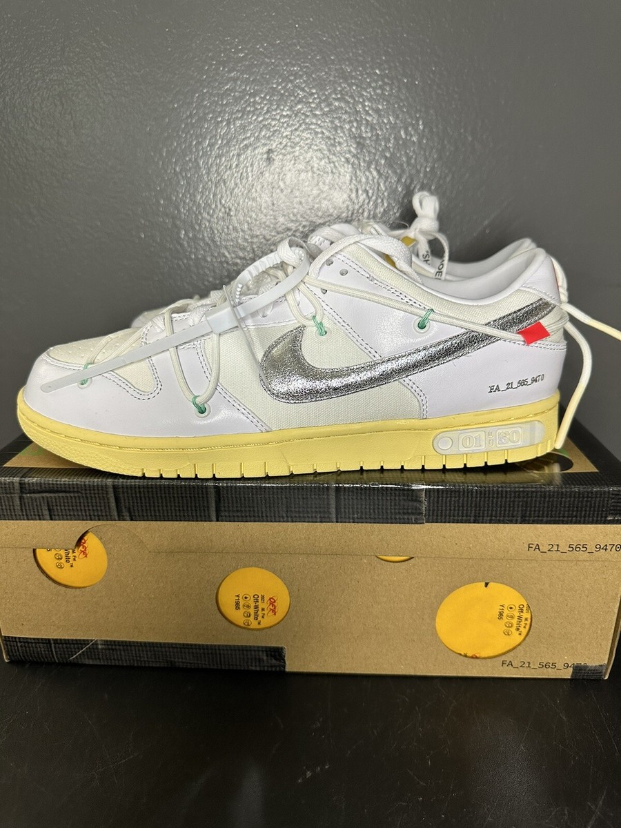 Nike Dunk Low x OFF-WHITE 'Lot 1 of 50' Size 10.5 | eBay Nike Dunk Low x OFF-WHITE 'Lot 1 of 50' Size 10.5 | eBay