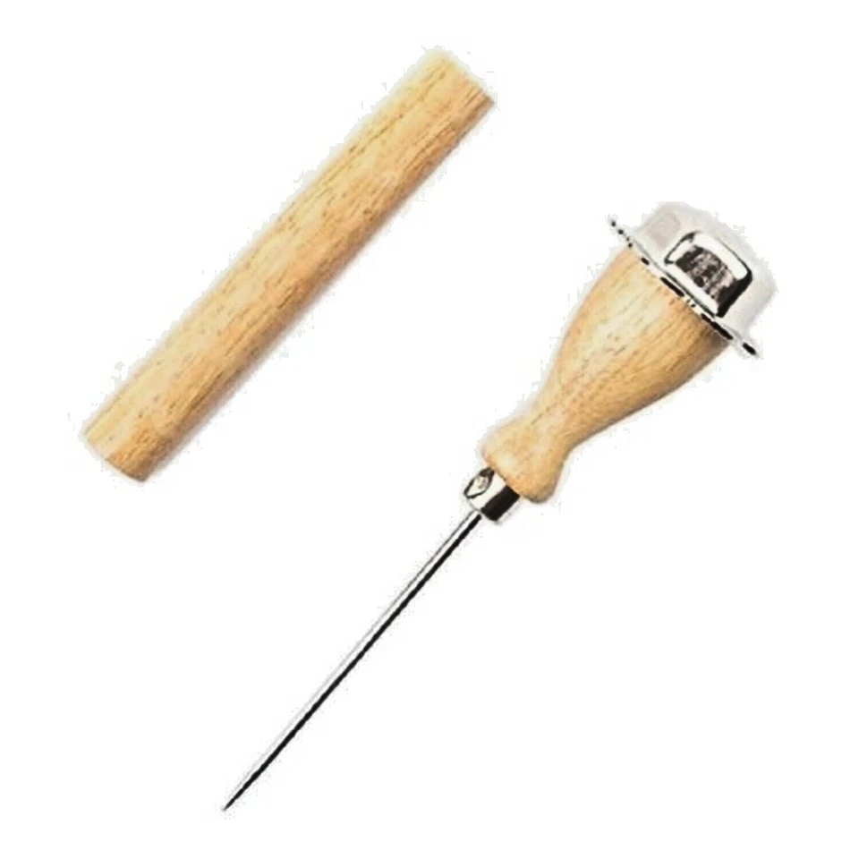 Picohielos con mango y cubierta de madera 4 pulgadas acero Pick Break Ice Fox Run 5639 Foto 2 de 3