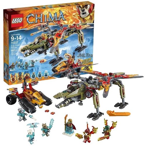 2015 Lego Chima 70227 KING CROMINUS' RESCUE w/ Cragger, Laval