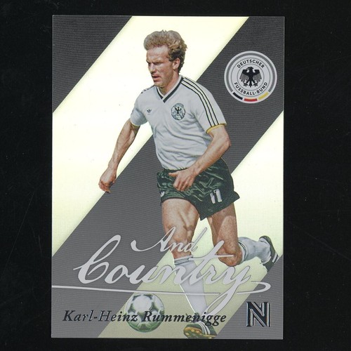 2017 Panini Nobility Karl-Heinz Rummenigge And Country Germany 54158 READ