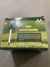 AMERFIST Solar Animal Repeller, 2021 Ultrasonic Mole Repellent, Rat, Squirrel, D