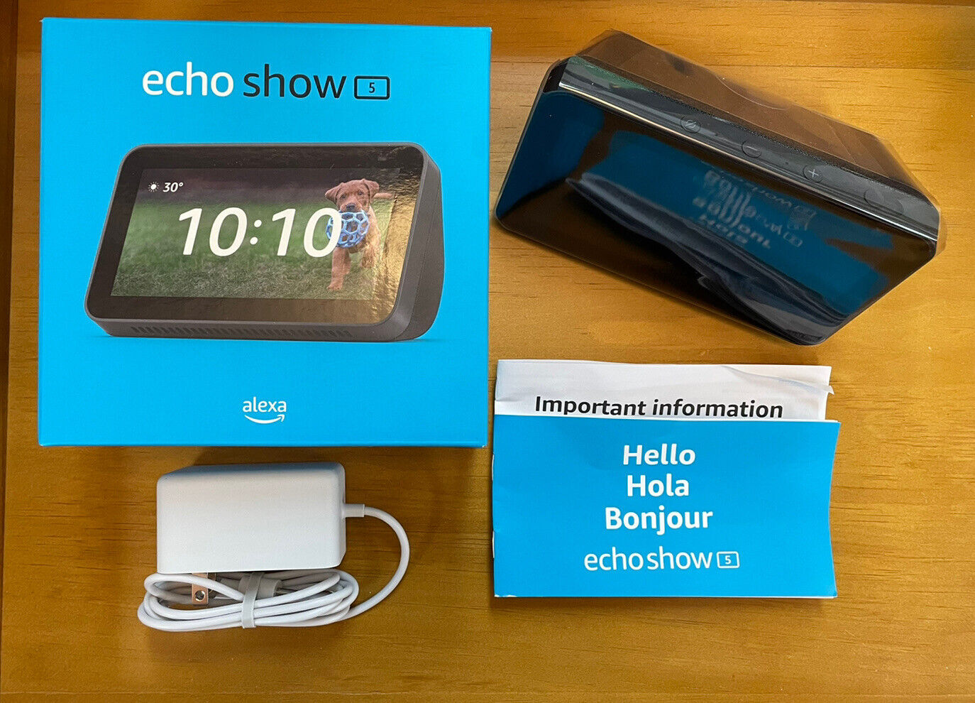 Echo Show 5 Blue Open Box (2nd Gen) Model: C76N8S