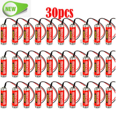 30pcs 3.6V 1800mAh MAXELL ER6C AA PLC Battery for Mitsubishi FX F2-40BL US Fast