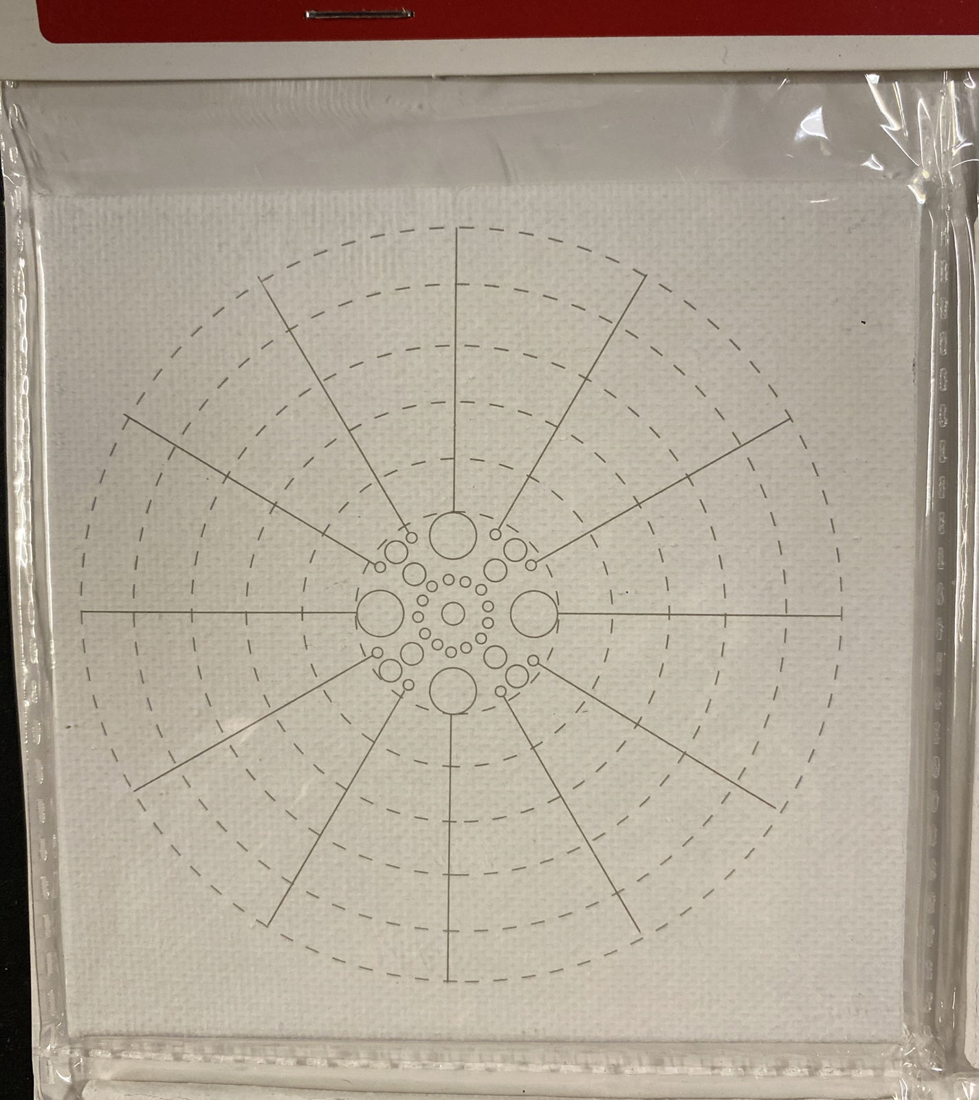 Craft Smart Mandala Painting Square Canvas Panels 4x4 In Package G5 for