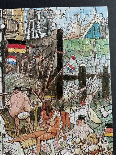 Cruising (On A Sunday Afternoon) by Jan Sanders Vintage Puzzle Complete 1983 - Picture 4 of 8