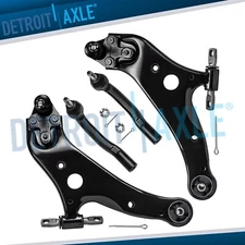 Front Lower Control Arms Outer Tie Rods for Lexus RX350 RX450h Toyota Highlander