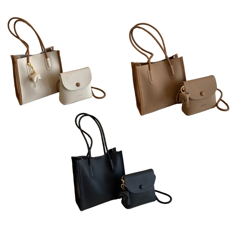 Shoulder Bag with Small Crossbody Bag Fashion Tote Versatile Handbag for Women-image