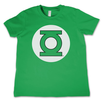 Offiziell lizenziertes Green Lantern Logo Unisex Kinder T-Shirt Alter 3-12 Jahre