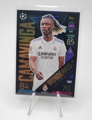 TOPPS サッカーカード MUSEUM COLLECTION MEANINGFUL MATERIAL EDUARDO CAMAVINGA STADE RENNAIS 17/75 #MMR-EC 送料無料 中古 IT1 2022-23 topps Match Attax UEFA CL Eduardo Camavinga