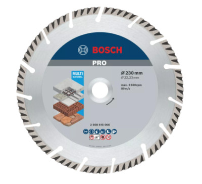 Bosch Pro Diamant Trennscheibe Ø 230mm  Beton Stein Ziegel Marmor Granit Klinker