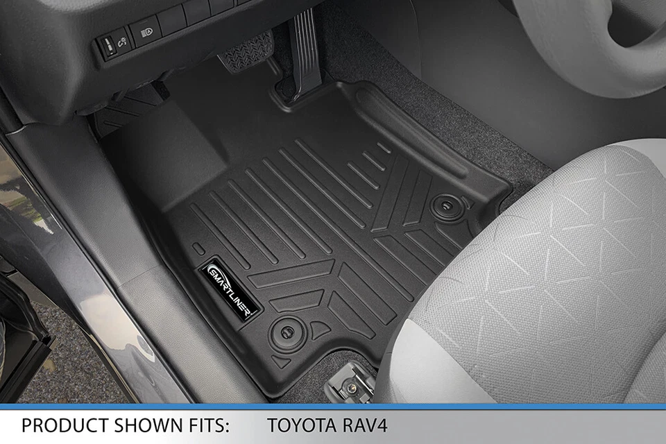 SMARTLINER Custom Fit Floor Mats Cargo Trunk Liner Set TPE 2019-2025 Toyota Rav4 Foto 2 de 4