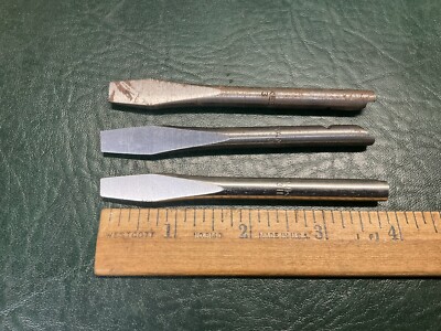 Lot of 3 Standard STANLEY YANKEE No. 3110 Flat Screwdriver Bits 31A & 131A