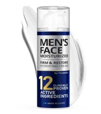 European Face Cream for Men 6 in 1 anti aging cream fights eye bags dark spots