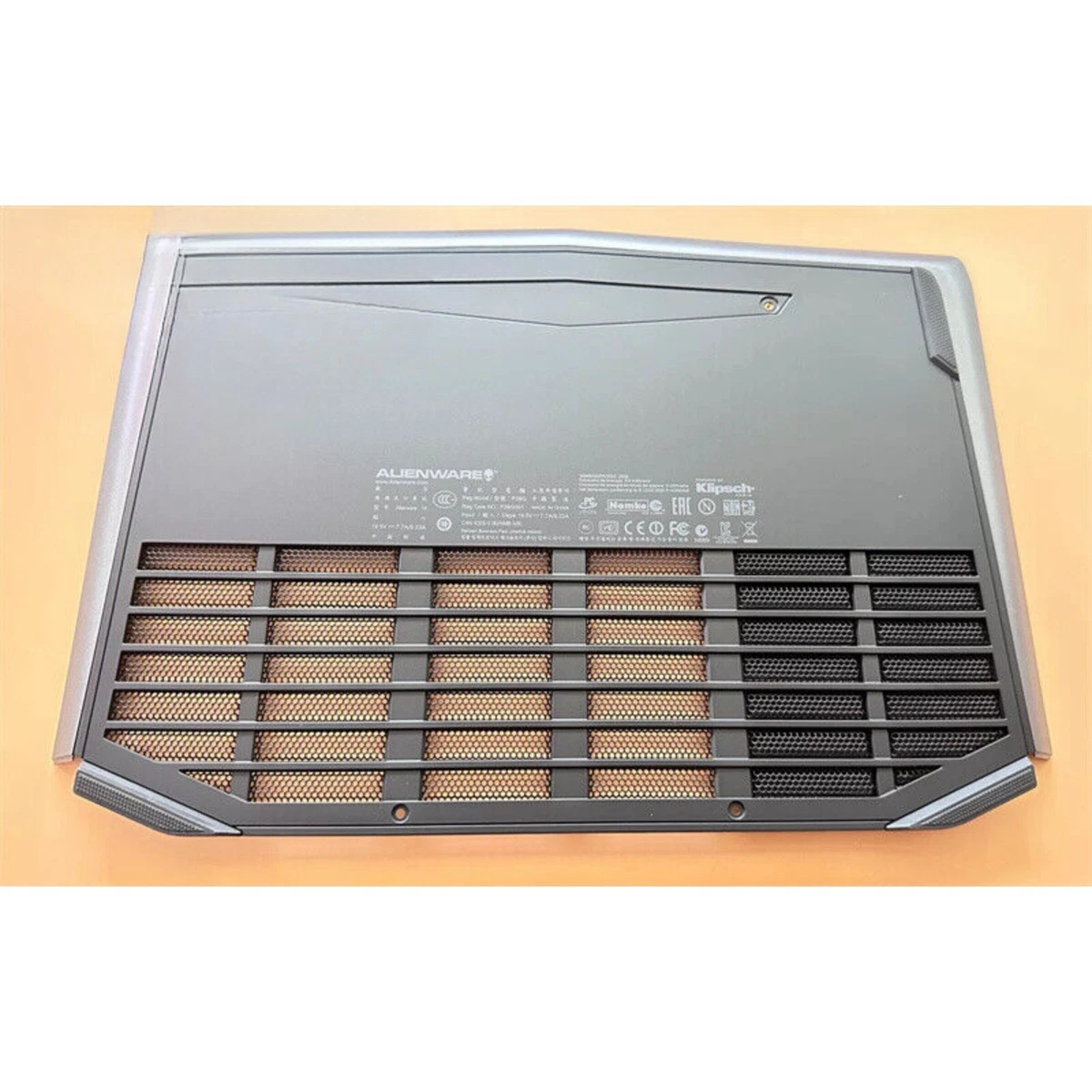 Boîtier arrière d'écran LCD/capot arrière Silver avec antenne