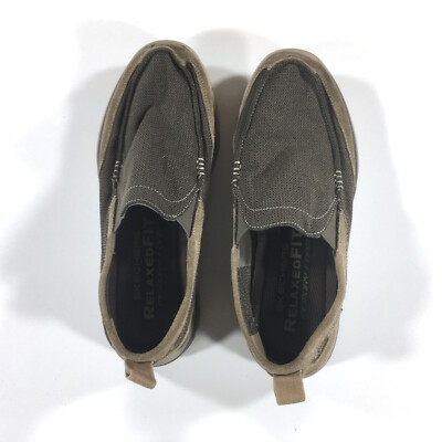 Skechers Men Sz 12 Milford Relaxed Fit Memory Foam Tan Loafer Shoes EUC Mens Skechers Superior Milford Relaxed Fit Loafer Slip-On  main image 2