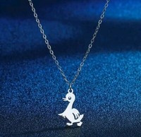 Duck Necklace Very Cute Jewellery Ideal Gift For Girls & Women Daffy Duck NEW