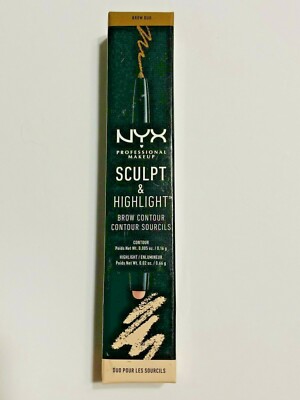NYX Sculpt & Highlight Brow Contour Eyebrow Pencil Brunette / Cream SHBC05