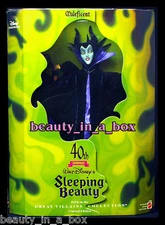 MALEFICENT Great Villains Doll Disney Original 40th Anniversary Movie EXC"
