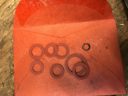 For Jeep MB GPW CJ NOS Special Carburetor Manifold "V" Gasket G-503 - Picture 6 of 8