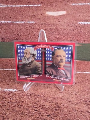 2008 Topps Historical Campaign HCM-1888 Benjamin Harrison / Grover Cleveland