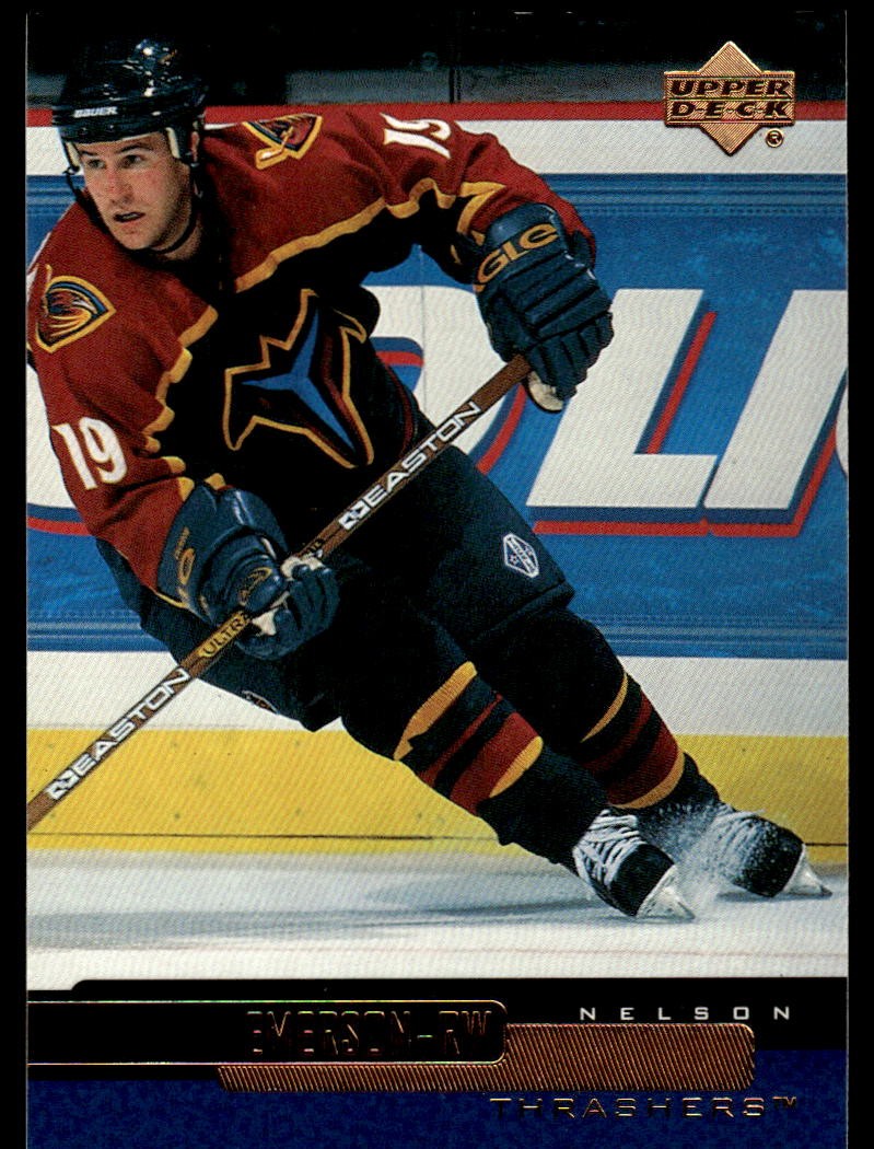 1999-00 Upper Deck #176 Nelson Emerson Atlanta Thrashers Hockey Card