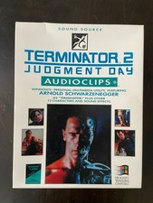 Terminator 2 AudioClips Windows 3.1 PC Software Sound Source VINTAGE SEALED READ