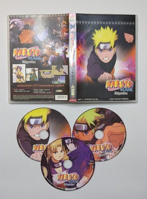 Naruto Shippuden Animation City International Edition 3 Disc Set Ep. 243-264