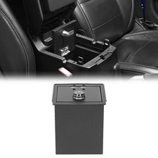 Hooke Road JL Gladiator Center Console Safe Lockbox Insert Armrest Storage fo...