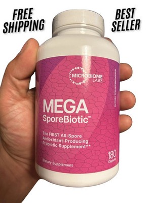 MegaSporeBiotic (180 Capsules) - Microbiome Probiotic,  1 bottles 7/27 Exp