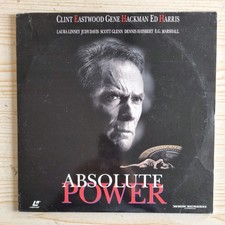 ABSOLUTE POWER CLINT EASTWOOD 2 x LASERDISC