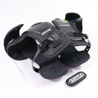 USED Battle Phantom Youth Football Shoulder Pads Small (12 13")