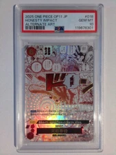One Piece Honesty Impact Alternate Art OP11-018 PSA 10 Japanese (B)