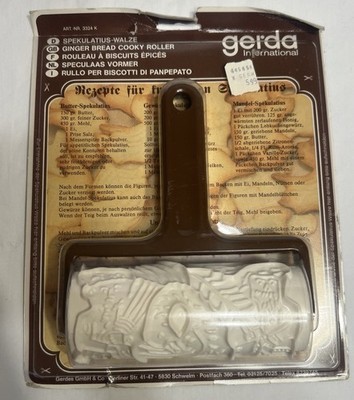 VTG Gerda Ginger Bread Cookie Roller NEW German See Pics Germany