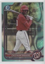 2022 Bowman Draft Chrome Aqua Lava Refractor /199 Cristhian Vaquero #BDC-64 08y1