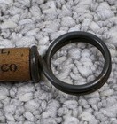 Vintage Private Stock Rye Geo. F. Hewett Co Worcester MA. Wood Corkscrew Opener — photo 3