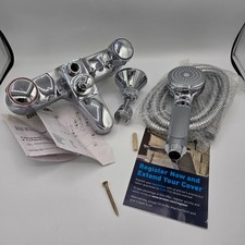 Bristan CLUB Bath Shower Mixer Tap Chrome C LBSM C MT Head Hose New VGC