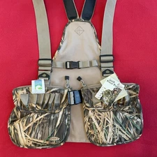 Ducks Unlimited 4-Pocket Game Vest – Mossy Oak Camo – Hunting Vest – Adjustable