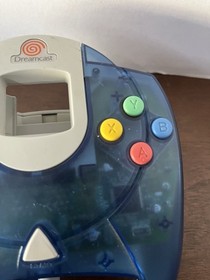 OEM SEGA Blue Millennium Dreamcast Controller Untested As Is For Parts Only