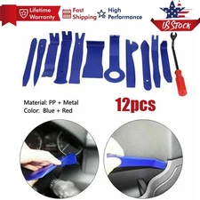Car Trim Removal Tool 12/Set Molding Pry Kit Auto Panel Door Dash Interior Clip