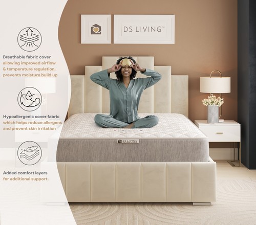 Materasso a molle Endure con strati comfort - Essentials by DS Living - Foto 7 di 8