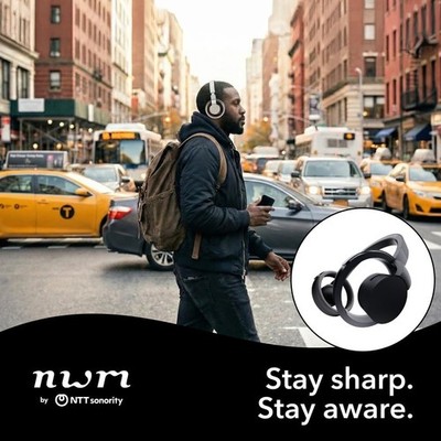 nwm ONE Wireless Open-Ear Headphones | Prevents Sound Leakage with
