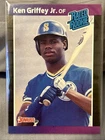1989 Donruss - Rated Rookie Ken Griffey Jr #33 (RC) Rookie Baseball Card