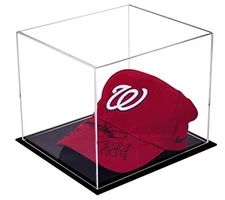 Acrylic Display Case-Small Square Box - Clear - 8.75" x 7.75" x 7" (A006-CDS)
