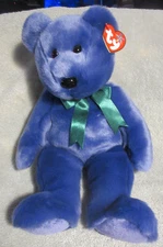 TY Beanie Buddy Employee  Bear (13.5 inch) - MWMT Free Shipping